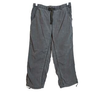 North River Women's Hiking Pigment Woven Capri Pant Stone Size Small